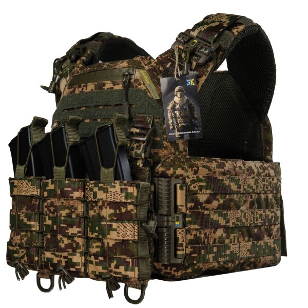 Плитоноска Warmor Gen.3 Pro ХИЖАК + 3 підсумки