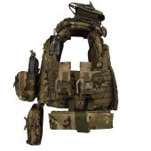 Бойовий Бронежилет WARMOR gen.6 (2 клас захисту). Мультикам. Вага 3,3 кг Мультикам