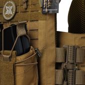 Преміум плитоноска Warmor Gen.5 + 3 підсумки під АК. Койот. МУЛЬТИКАМ