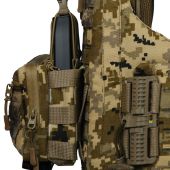 Преміум плитоноска Warmor Gen.6 Піксель+ підсумок органайзер комбінований під 3 магазини МУЛЬТИКАМ
