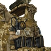 Преміум плитоноска Warmor Gen.6 Pro Max v2 з максимальним набором підсумків. Піксель. МУЛЬТИКАМ