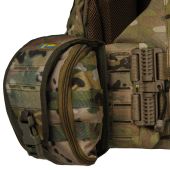 Преміум плитоноска Warmor Gen.6 Pro Max з максимальним набором підсумків МУЛЬТИКАМ