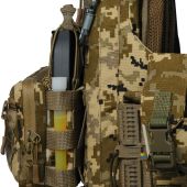 Преміум плитоноска Warmor Gen.6 Pro Max v2 з максимальним набором підсумків. Піксель. МУЛЬТИКАМ