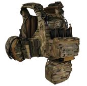 Преміум плитоноска Warmor Gen.6 Pro Max v2 з максимальним набором підсумків. Мультикам. Мультикам