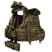 Преміум плитоноска Warmor Gen.6 Pro Max v2 з максимальним набором підсумків. Мультикам. Мультикам