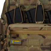 Преміум плитоноска Warmor Gen.6 Мультикам + підсумок органайзер комбінований під 3 магазини ПІКСЕЛЬ