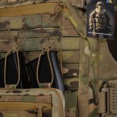 Комплект: Плитоноска Warmor Gen.6 МУЛЬТИКАМ з підсумком Combo Pack + РПС Warbelt і 8 підсумків  Піксель
