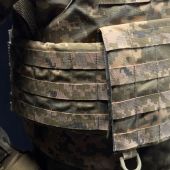Тактична плитоноска Warmor Gen.4 піксель зі збільшеною площею захисту та швидким бічним і верхнім скиданням (без плит)