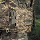 Тактична плитоноска Warmor Gen.4 піксель зі збільшеною площею захисту та швидким бічним і верхнім скиданням (без плит)