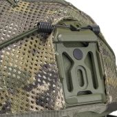 Комплект тактичний шолом Sestan-Busch Helmet BK-ACH-HC, Олива, навушники Earmor М32 і посилені кріплення типу "чебурашка", кавер L (58-62 см)