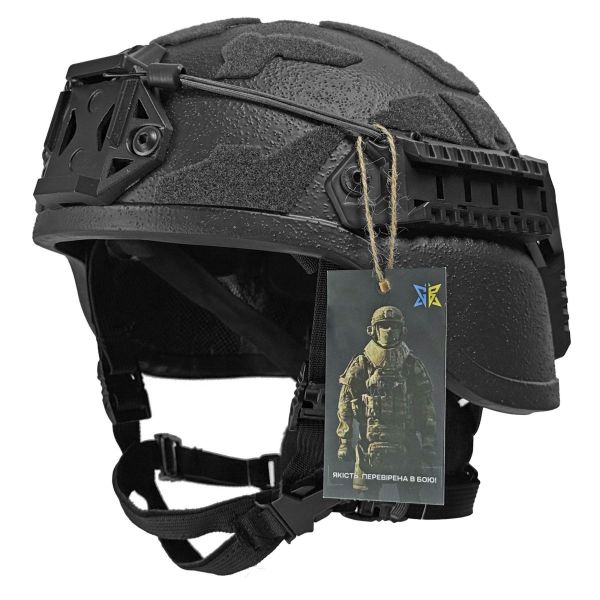 Кевларовий шолом Arch Combatant Pro LowCut (без вирізу) Чорний S (52-56 см)