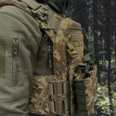 Бронежилет 6-го класу з підсумками під магазини АК. Піксель (ММ14). Вага – 6,2 кг
