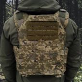 Тактичний жилет - плитоноска (чохол) Warmor Gen.3 піксель з підсумками під магазини та швидким бічним і верхнім скиданням (без плит)