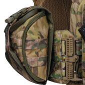 Плитоноска Warmor Gen. 3 Pro MAX під бронеплити XL (без плит) з балістичним захистом боків і паху 1 класу ДСТУ. Мультикам. Койот