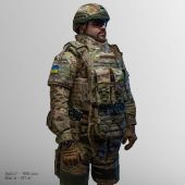 Плитоноска Warmor Gen. 3 в максимальній комплектації (без плит):  балістичний захист 2 класу ДСТУ шиї, плеч, боковин, паху, фартуху, поясу і ніг Хижак