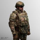 NEW! Преміум плитоноска Warmor Gen.5 PRO MAX з захистом шиї та плечей і балістичний фартух. МУЛЬТИКАМ.