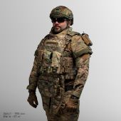 NEW! Преміум плитоноска Warmor Gen.5 PRO MAX з захистом шиї та плечей і балістичний фартух. МУЛЬТИКАМ.