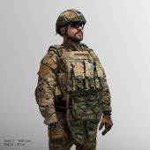 NEW! Преміум плитоноска Warmor Gen.5 PRO MAX з модульним балістичним фартухом для захисту паху. Мультикам.