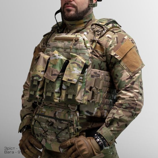 Плитоноска Warmor Gen.5 PRO MAX, колір Мультикам
