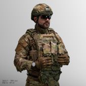 Плитоноска Warmor Gen.5 PRO MAX, колір Мультикам