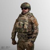 Преміум плитоноска Warmor Gen.5 PRO MAX з захистом шиї. МУЛЬТИКАМ. МУЛЬТИКАМ