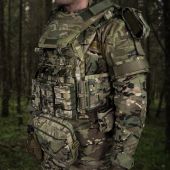Бронекомплект  у максимальній комплектації мультикам: полегшені керамічні пластини 6 класу захисту ДСТУ + плитоноска Warmor gen.3 Max + захист боків і паху 1 клас ДСТУ