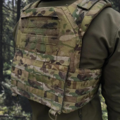 Бронежилет 6-го класу з підсумками під магазини АК. Мультикам. Вага 6.2 кг.