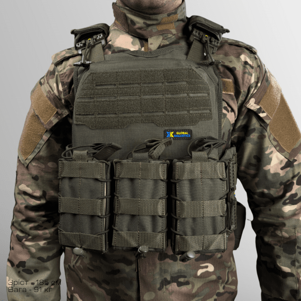 Плитоноска ARES gen.2 ОЛИВА + 3 підсумки