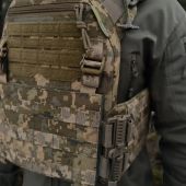 Тактический жилет – плитоноска Warmor Gen.3 пиксель быстрым боковым и верхним сбросом (без плит и подсумок)