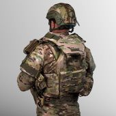 Плитоноска Warmor Gen.3 Pro Max МУЛЬТИКАМ + Захист шиї, плечей, фартух та 9 підсумків