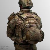 Плитоноска Warmor Gen.5 PRO MAX, колір Мультикам