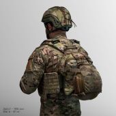 Бронежилет 6-го класу з захистом боків та паху Warmor Gen.5 Pro MAX. Мультикам. Розмір S-XL (регулюється)