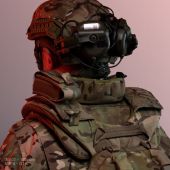 Захист шиї 2 класу Warmor Neck Protection 2.0, колір мультикам