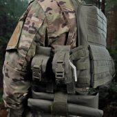 Плитоноска ARES Gen.2 МАХ ОЛИВА + 7 підсумків