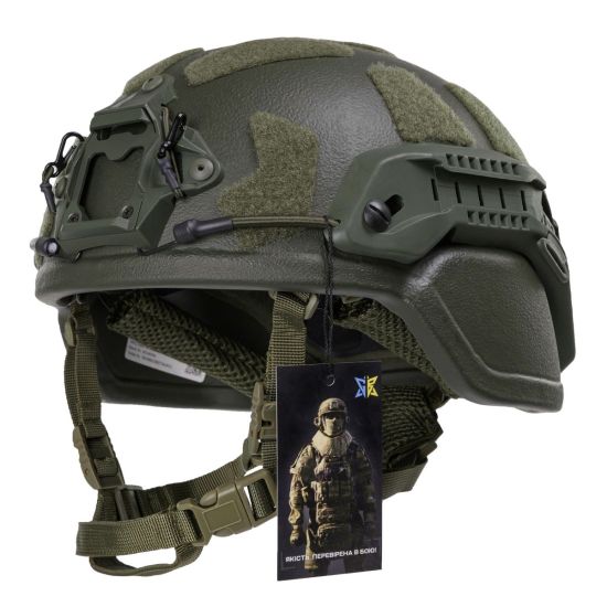 Шолом MICH 2000 Assault Shell Helmet NIJ IIIA олива