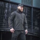 Куртка Soft Shell з підстібкою  Чорна M