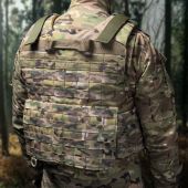 Бронекомплект Warmor Gen.4 з полегшеними плитами 6 класу захисту ДСТУ + плитоноска Warmor Gen.4 з підсумками під АК