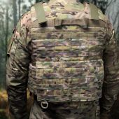 Бронекомплект Warmor Gen.4 з полегшеними плитами 6 класу захисту ДСТУ + плитоноска Warmor Gen.4 з підсумками під АК