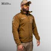 Флісова тактична кофта Patriot Pro Coyote від Global Ballistics M/L (48-50)