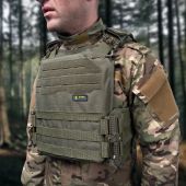Плитоноска с верхним и боковым быстрым сбросом Ares gen.2. Олива.