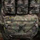 Бронежилет у повній комплектації з сталевими бронеплитами: пластини Armox 4 класу захисту ДСТУ + плитоноска Warmor gen.3 Max мультикам