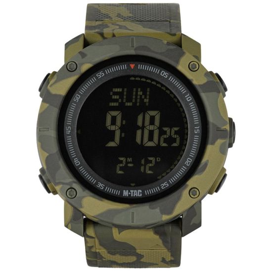 Тактичний годинник з компасом 2095 Army M-Tac. Мультикам