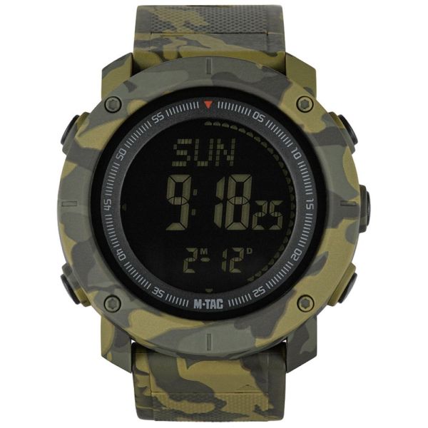 Тактичний годинник з компасом 2095 Army M-Tac. Мультикам