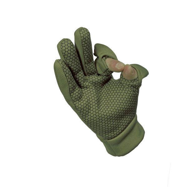 Тактичні рукавички на флісі зі знімними пальцями  Олива