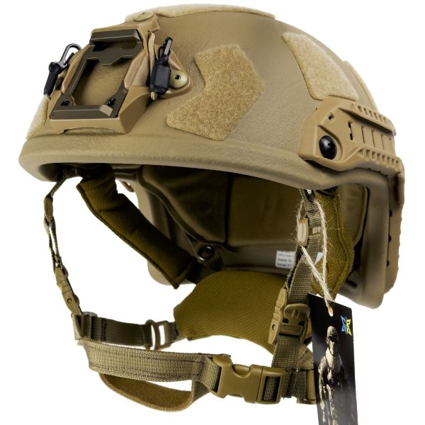 Кевларовий Шолом FAST Maritime з підвісною системою WENDY Kevlar Койот  XL