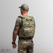 Тактична плитоноска Warmor Gen.4 МУЛЬТИКАМ зі збільшеною площею захисту