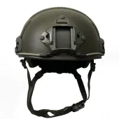 Шлем FAST Future Assault Shell NIJ IIIa олива с улучшенными вставками