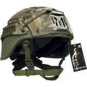 Балістичний шолом з вухами Sestan-Busch Helmet NIJ IIIА BK-ACH-MC Олива L (58-62 см)