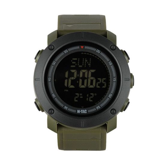 Тактичний годинник з компасом 2095 Army M-Tac. Олива