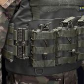Тактична плитоноска Warmor Gen.4 олива зі збільшеною площею захисту, підсумками під магазини та швидким бічним і верхнім скиданням (без плит)